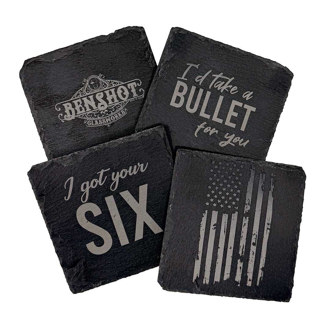 BenShot Slate Coasters - BenShot