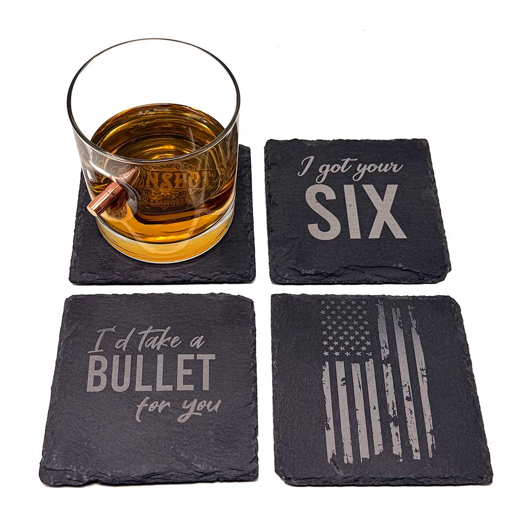 BenShot Slate Coasters - BenShot