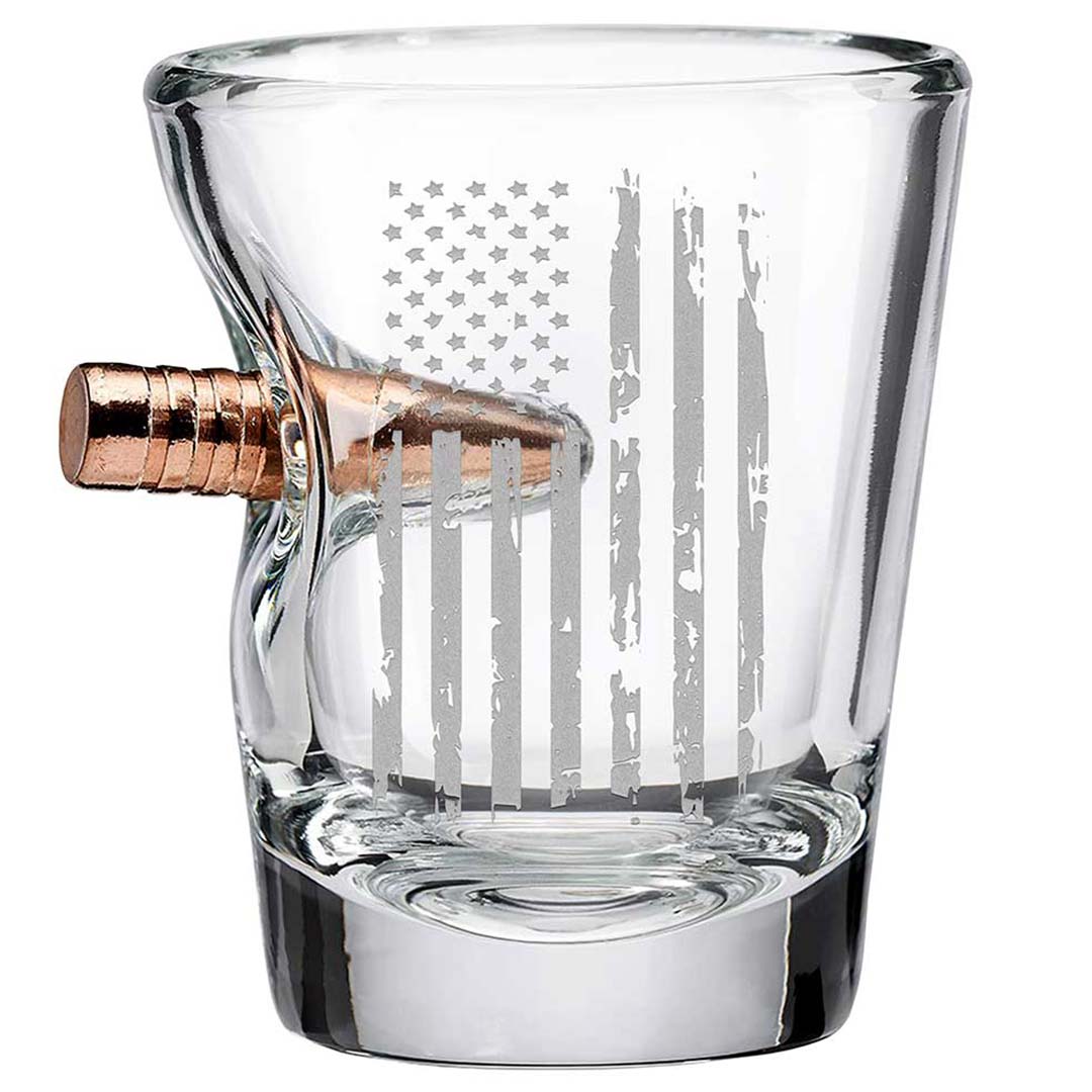 Patriotic Shot Glass - 2oz - BenShot