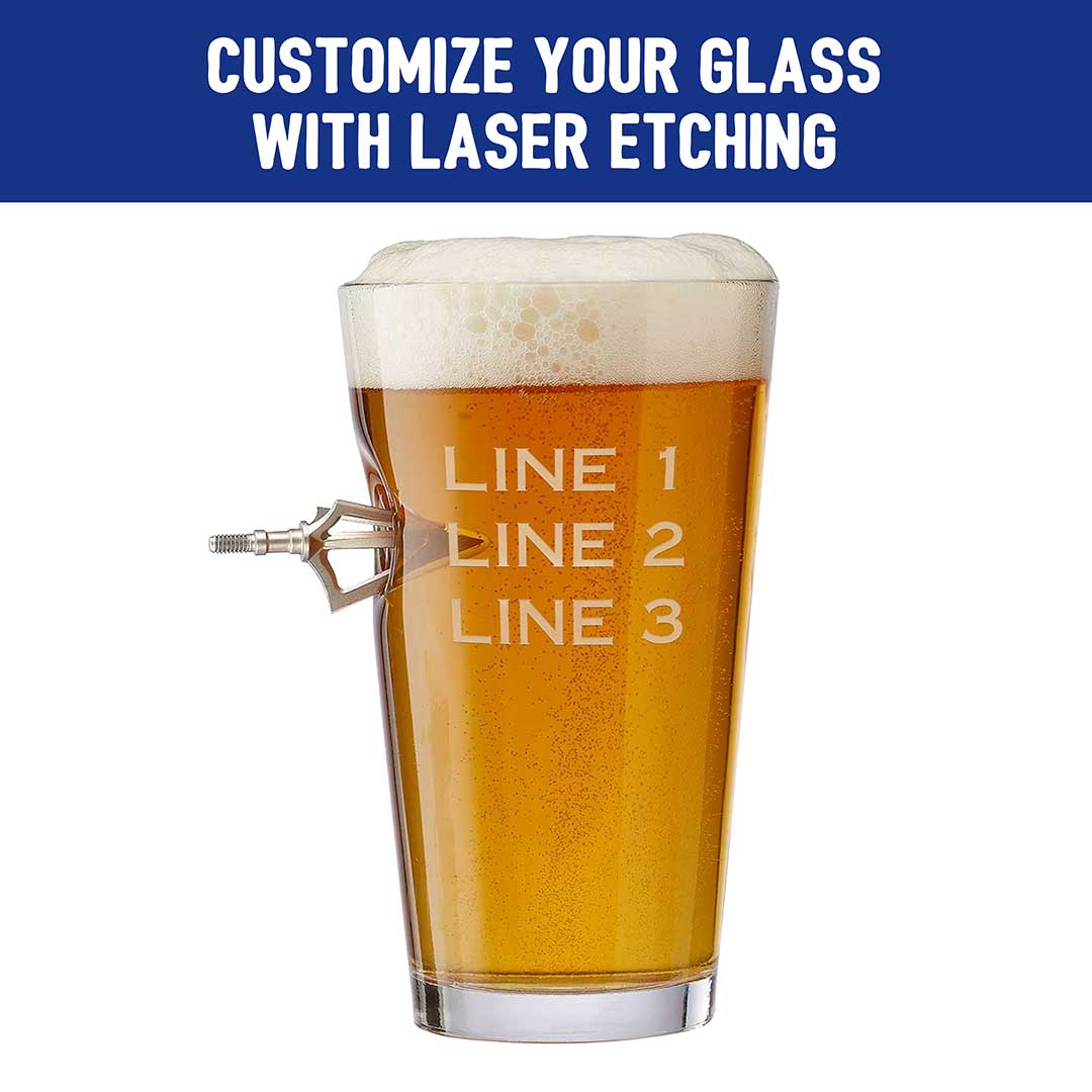 BenShot Broadhead Pint Glass - BenShot