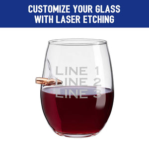 BenShot Freedom Wine Glass - BenShot