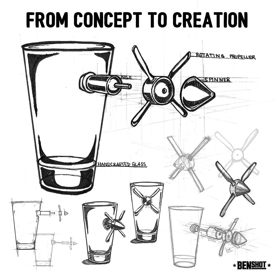 BenShot Propeller Glasses - BenShot