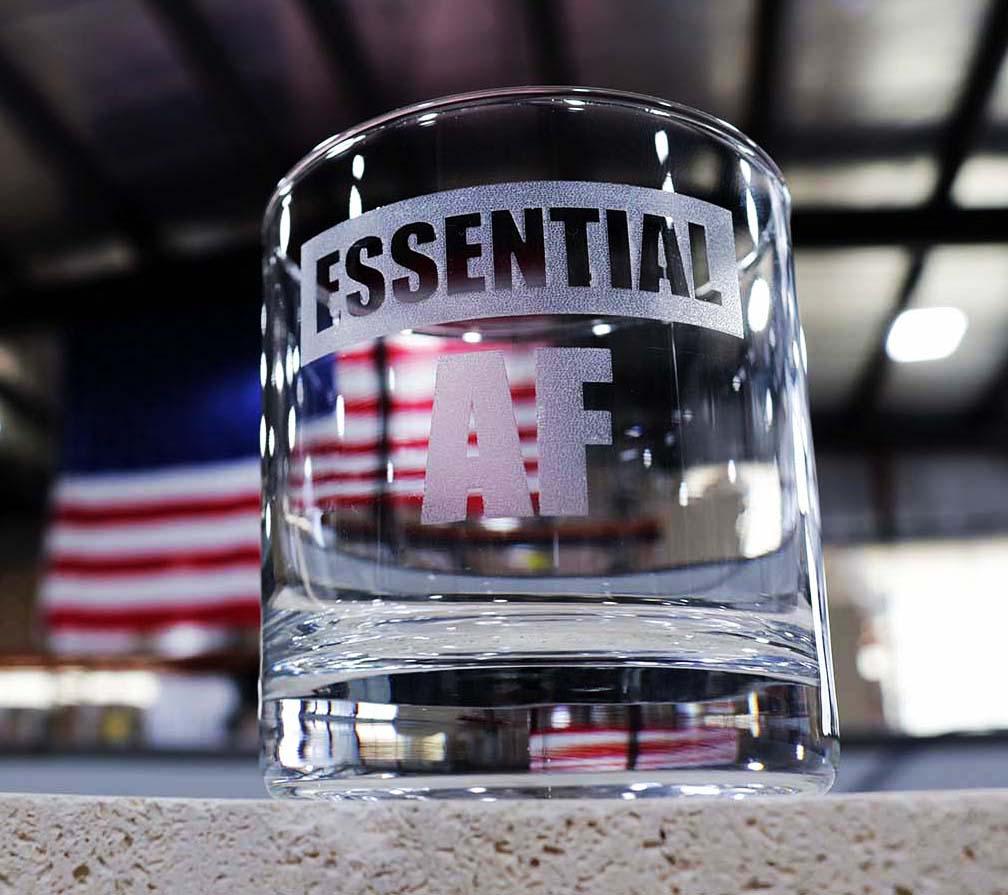 "Essential" Glass - America Strong - BenShot