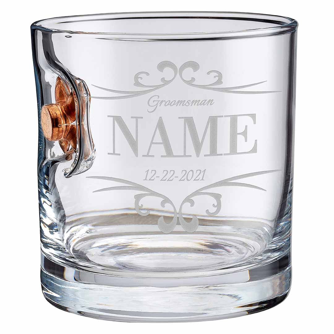 Groomsmen Whiskey Glasses - BenShot