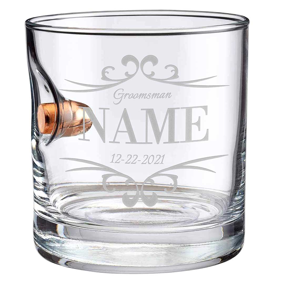 Groomsmen Whiskey Glasses - BenShot