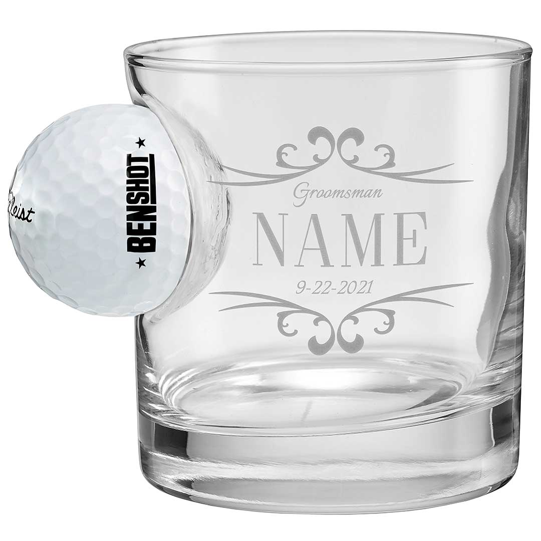 Groomsmen Whiskey Glasses - BenShot