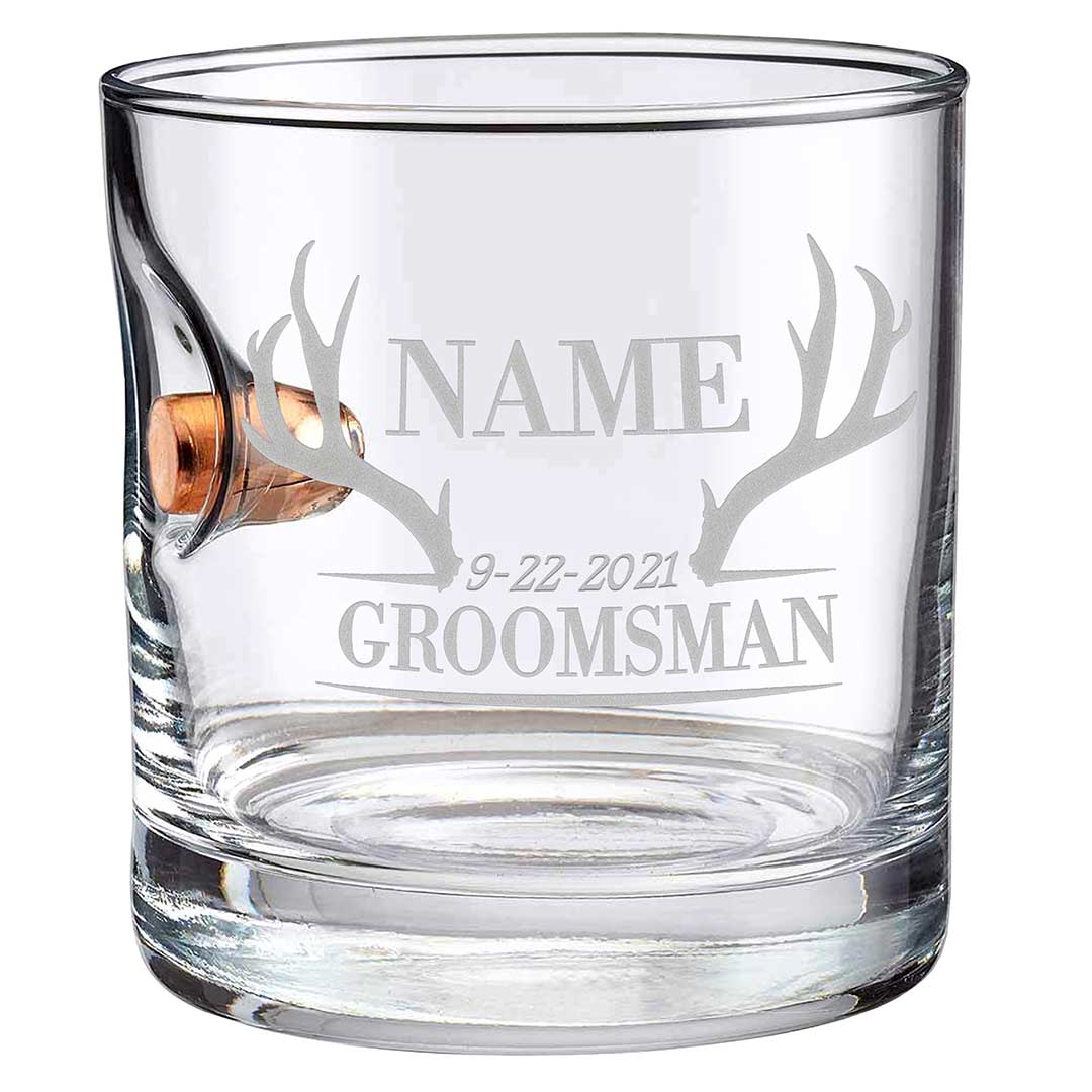 Groomsmen Whiskey Glasses - BenShot