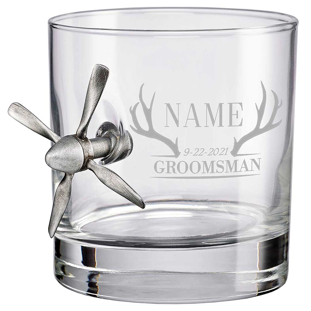 Groomsmen Whiskey Glasses - BenShot
