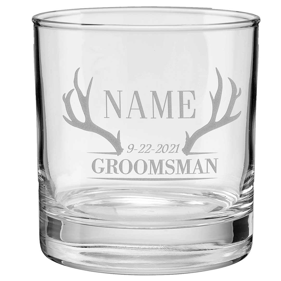 Groomsmen Whiskey Glasses - BenShot