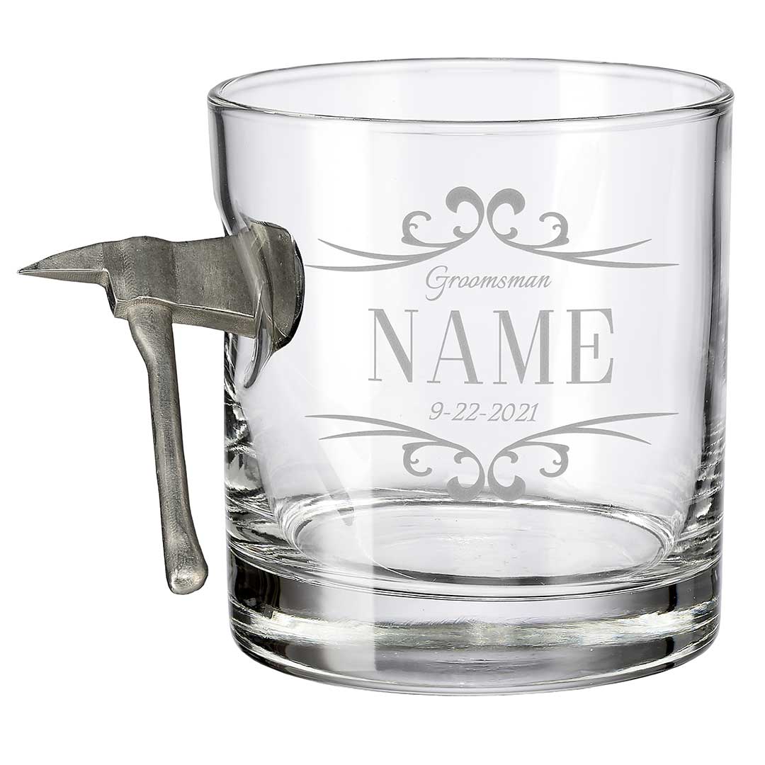 Groomsmen Whiskey Glasses - BenShot