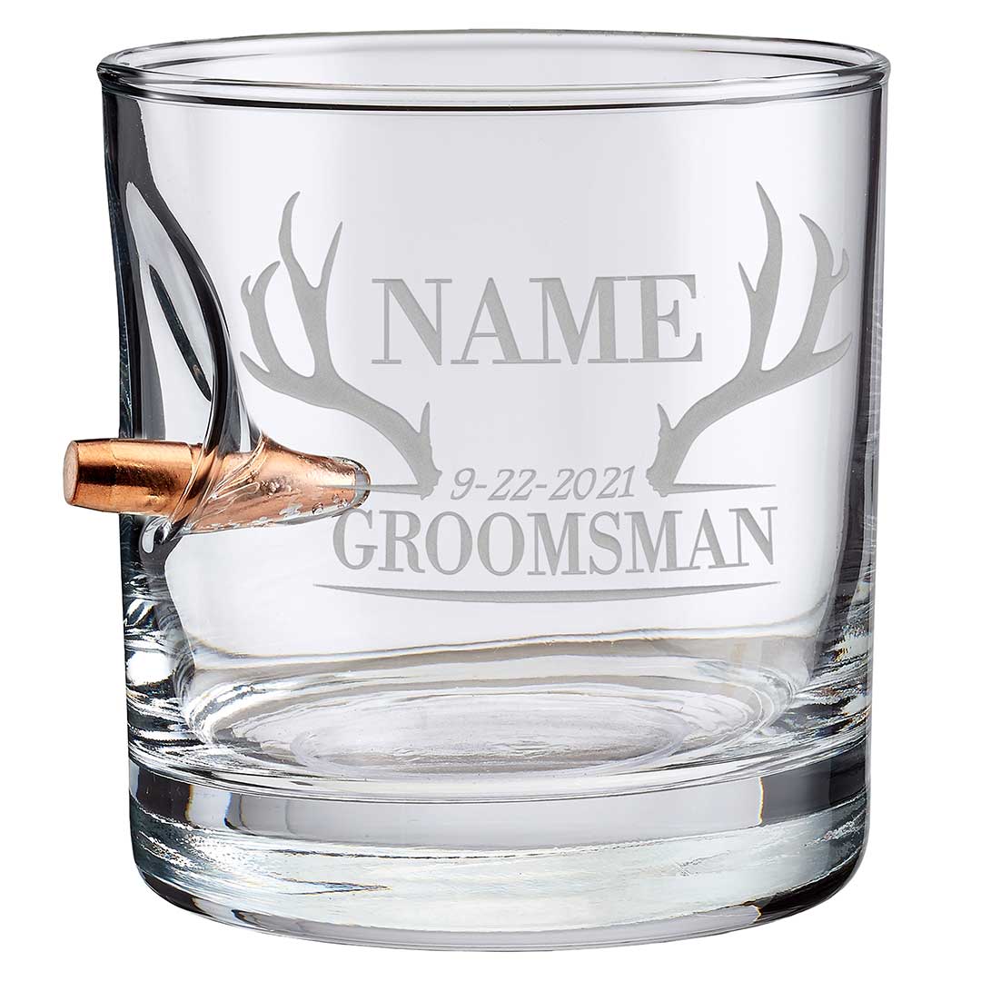 Groomsmen Whiskey Glasses - BenShot