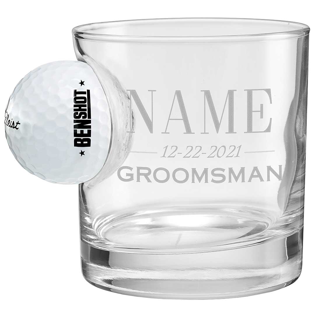 Groomsmen Whiskey Glasses - BenShot