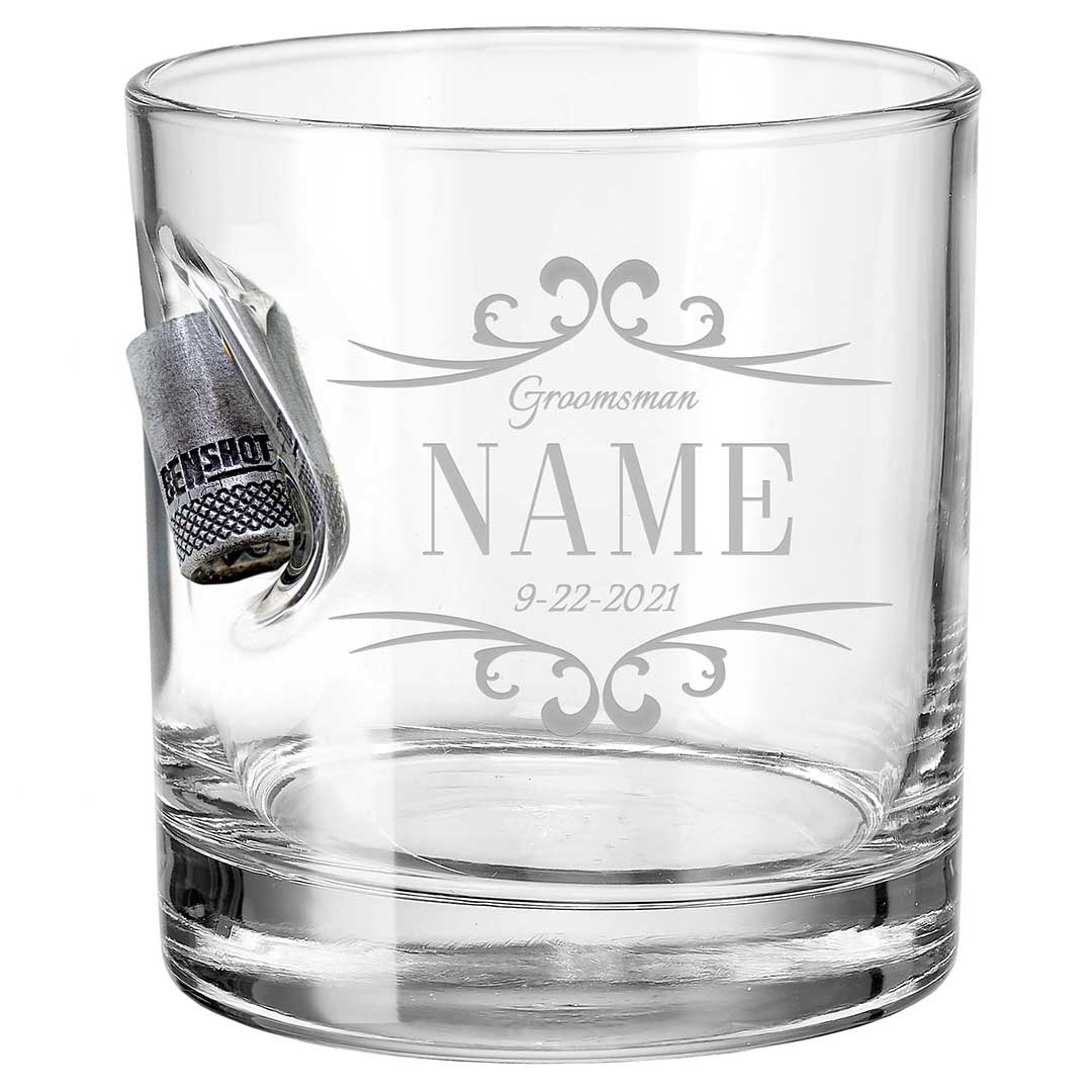Groomsmen Whiskey Glasses - BenShot