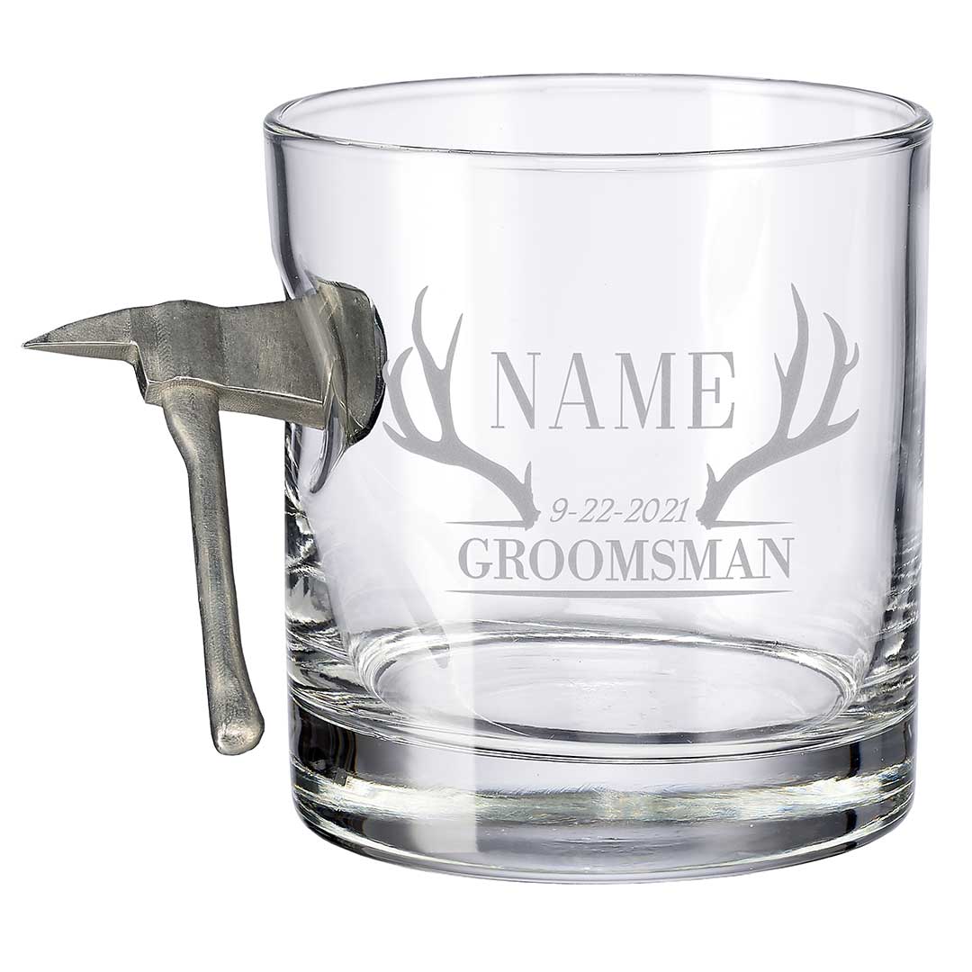 Groomsmen Whiskey Glasses - BenShot