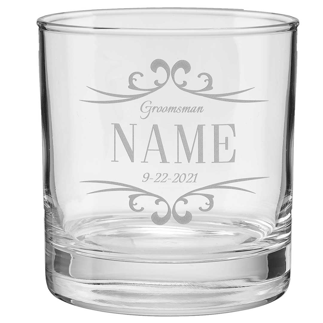 Groomsmen Whiskey Glasses - BenShot