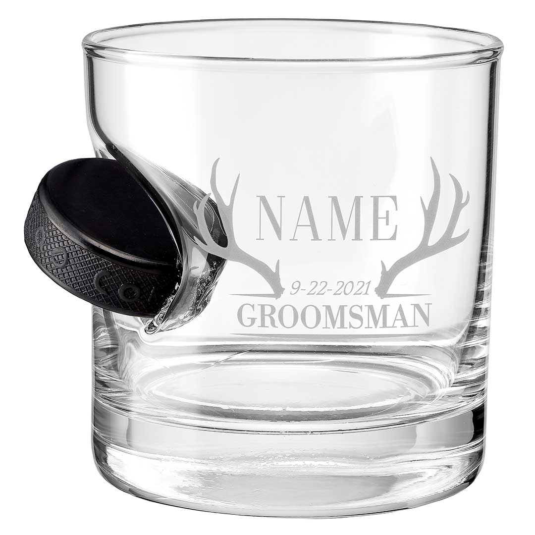Groomsmen Whiskey Glasses - BenShot