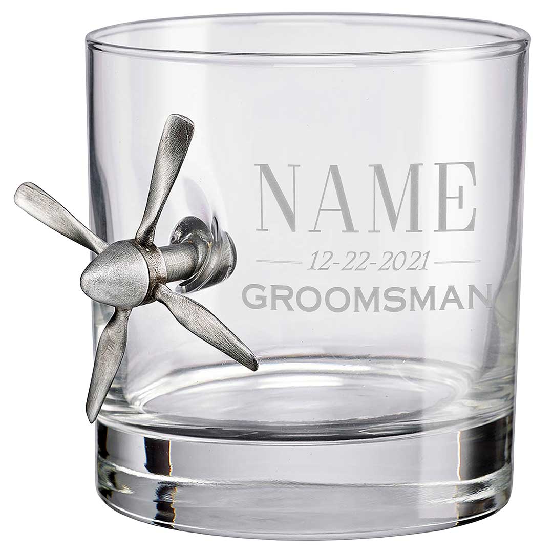 Groomsmen Whiskey Glasses - BenShot