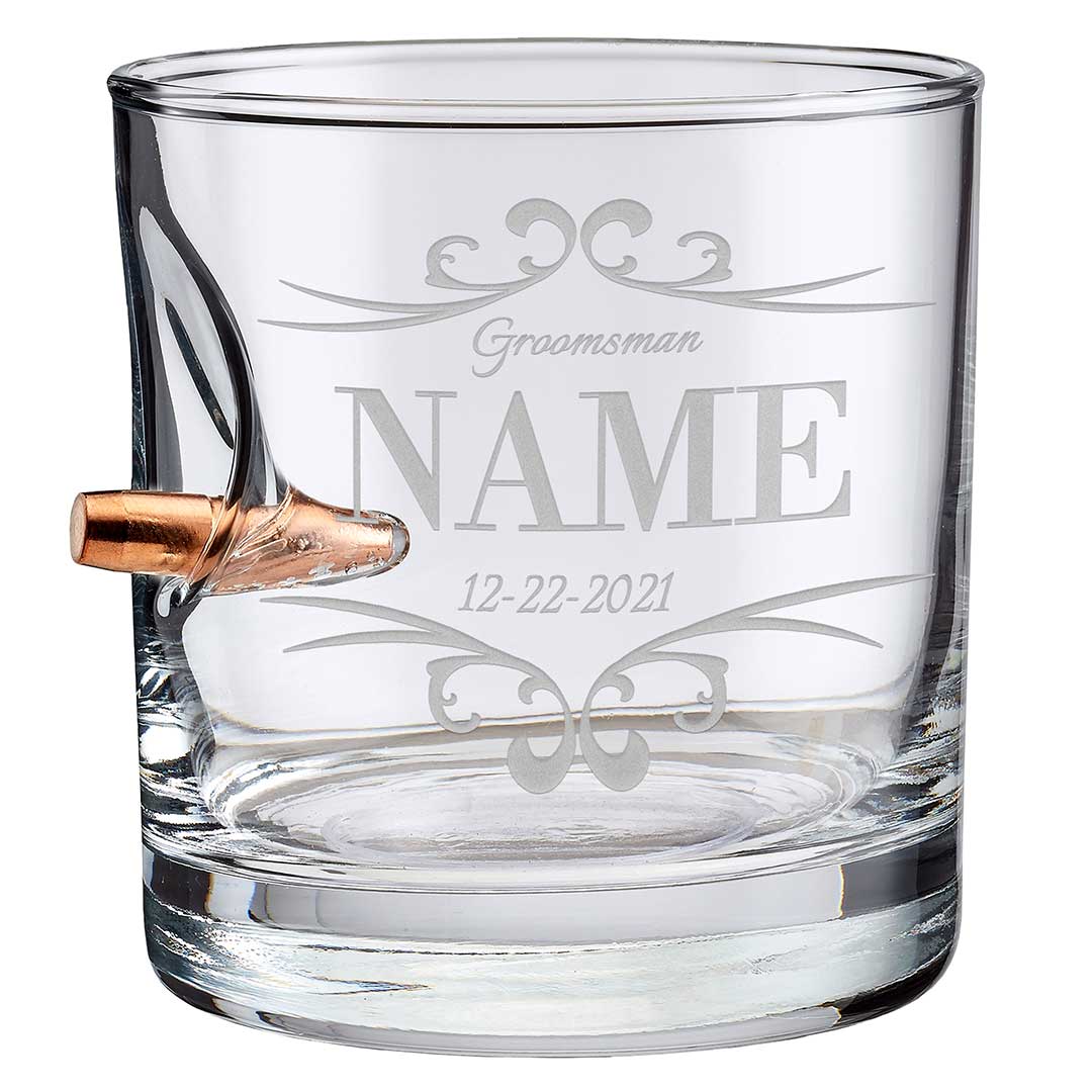 Groomsmen Whiskey Glasses - BenShot