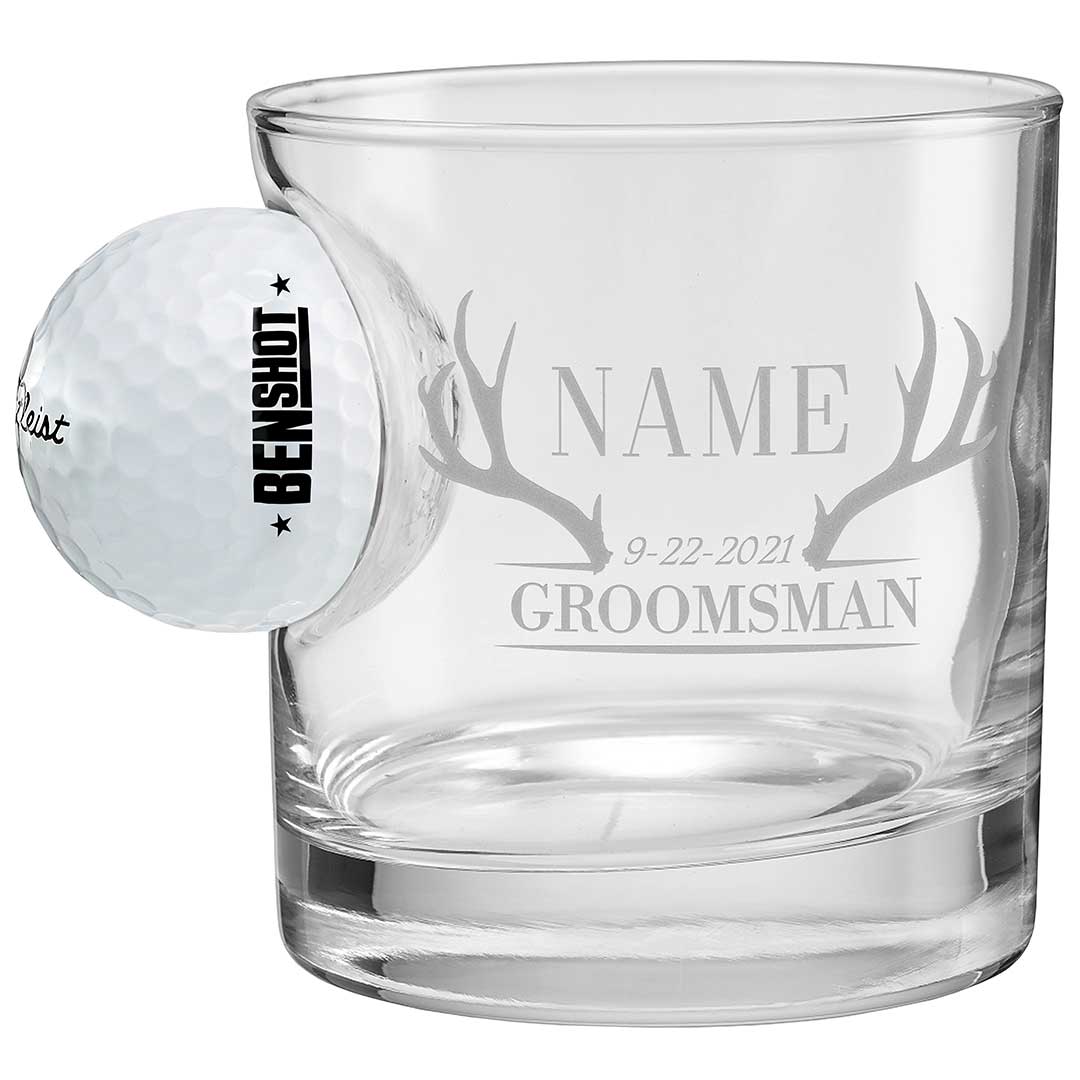 Groomsmen Whiskey Glasses - BenShot