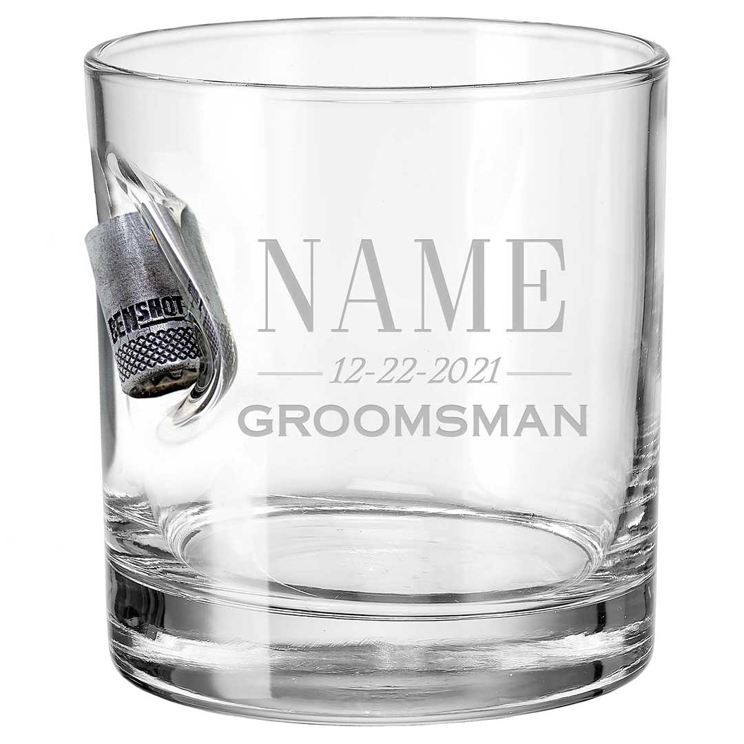 Groomsmen Whiskey Glasses - BenShot