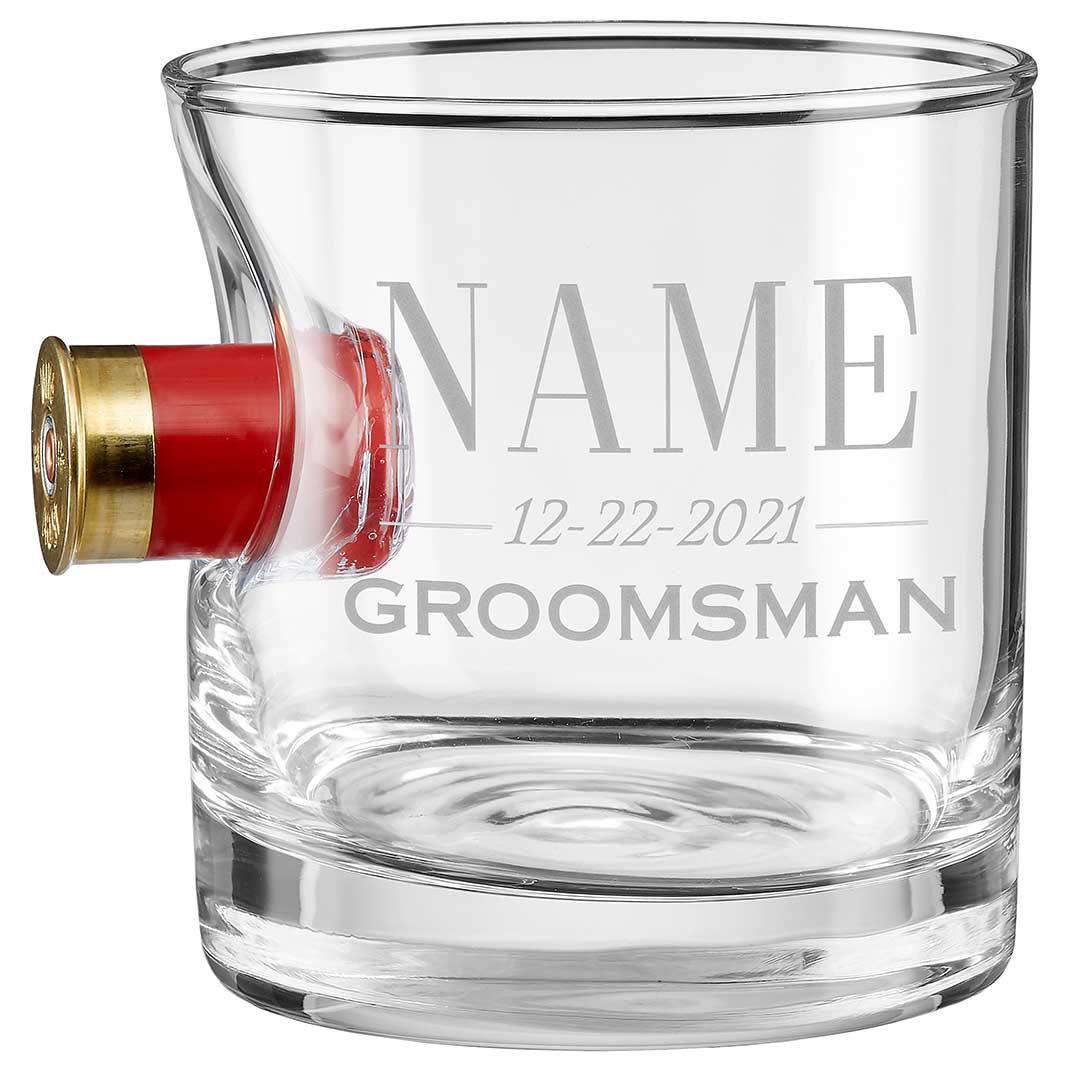 Groomsmen Whiskey Glasses - BenShot