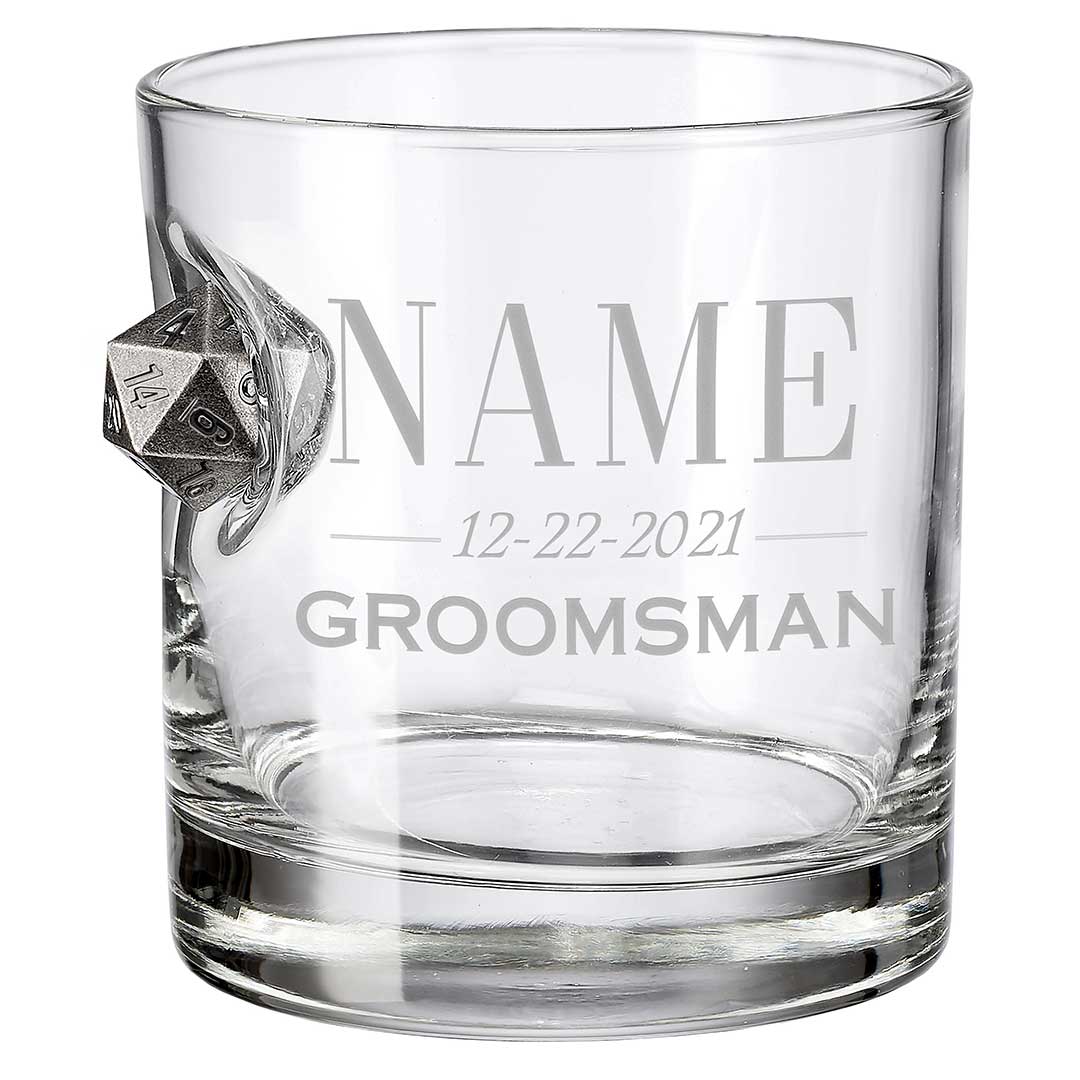 Groomsmen Whiskey Glasses - BenShot