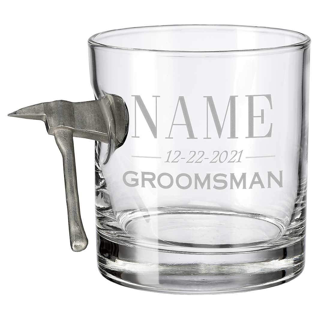 Groomsmen Whiskey Glasses - BenShot
