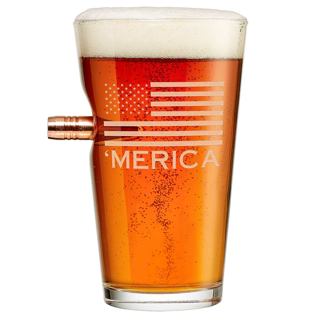 'Merica Pint Glass - 16oz - BenShot