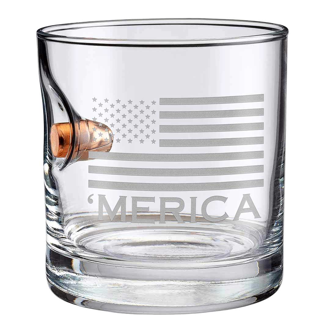 'Merica Rocks Glass - 11oz - BenShot
