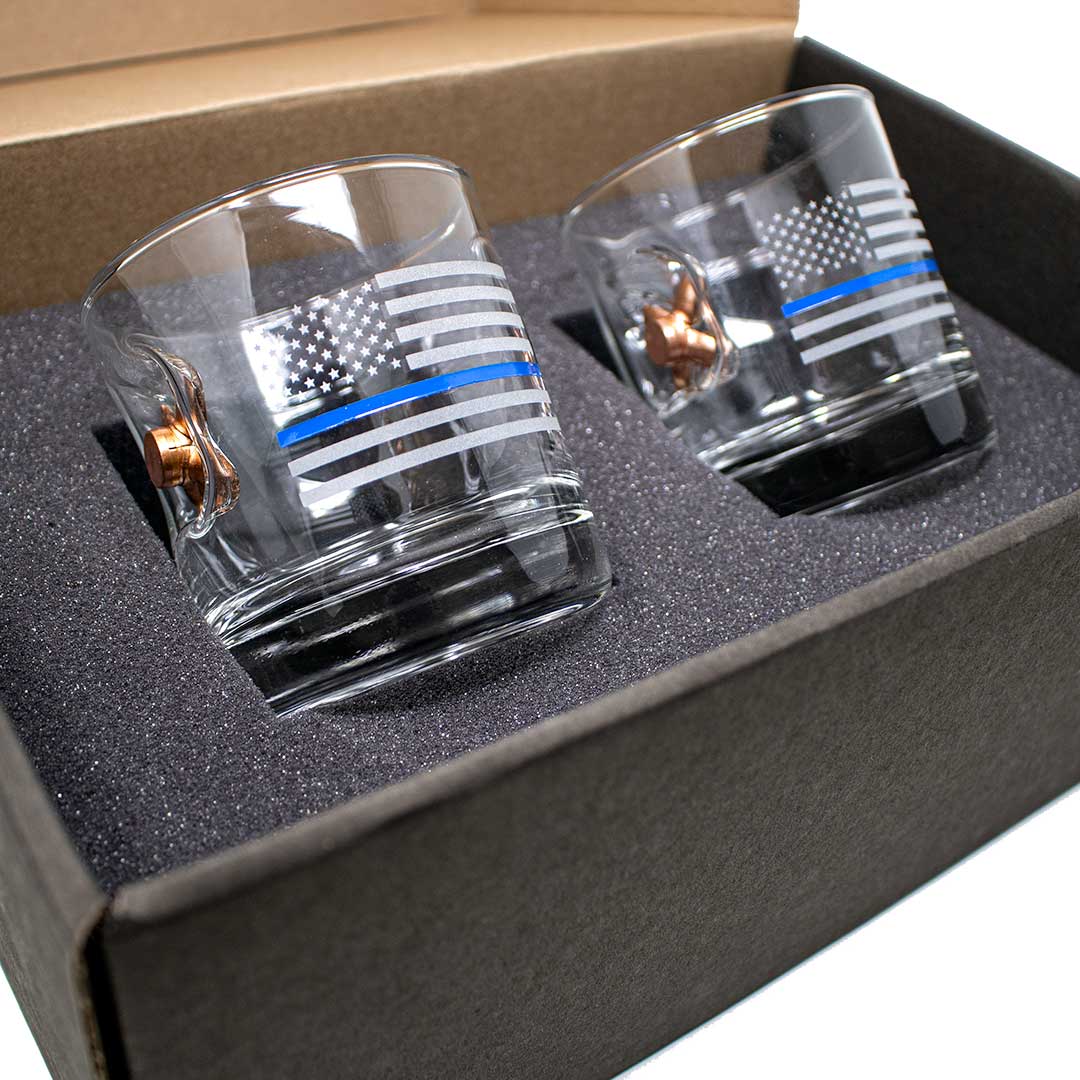 Thin Blue Line Glasses - BenShot