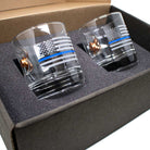 Thin Blue Line Glasses - BenShot