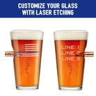 Thin Blue Line Glasses - BenShot