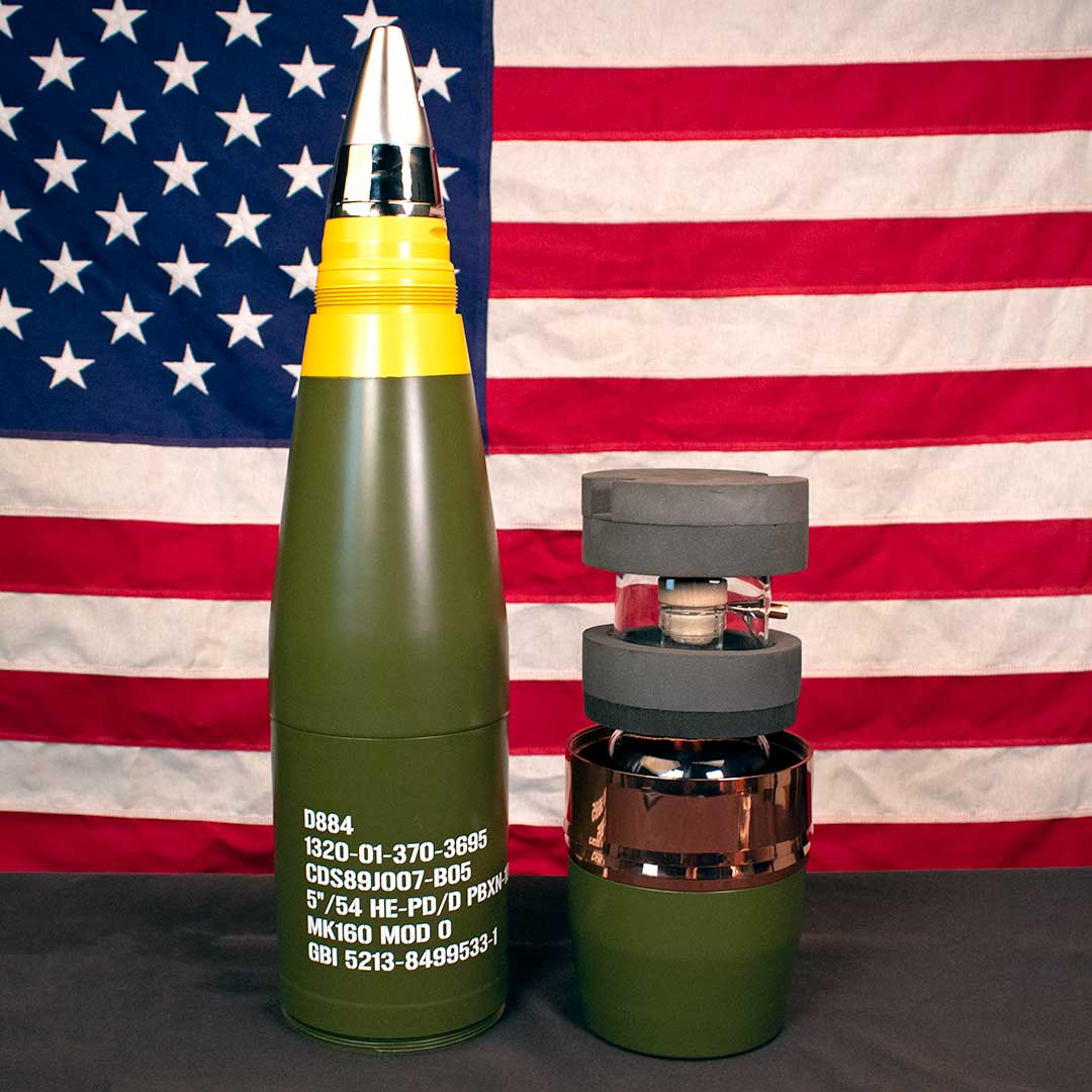 127mm Replica Projectile Mini Bar – BenShot