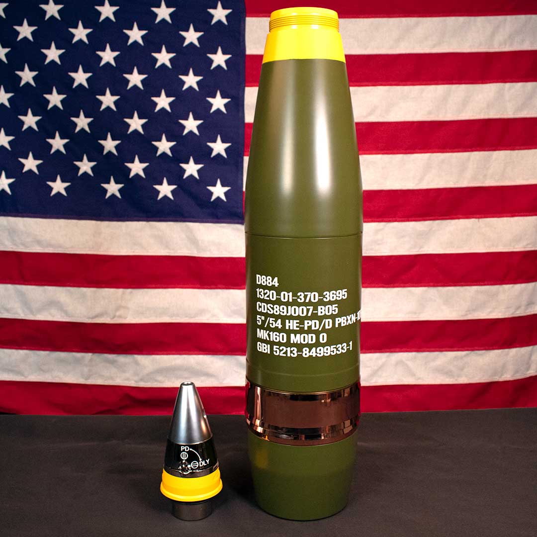 127mm Replica Projectile Mini Bar – BenShot