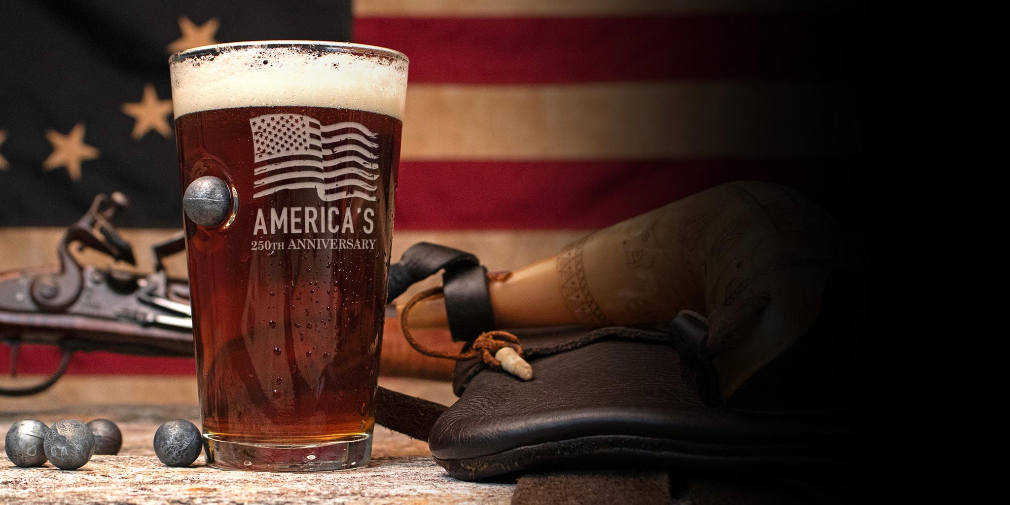 BenShot 250th Anniversary Glasses