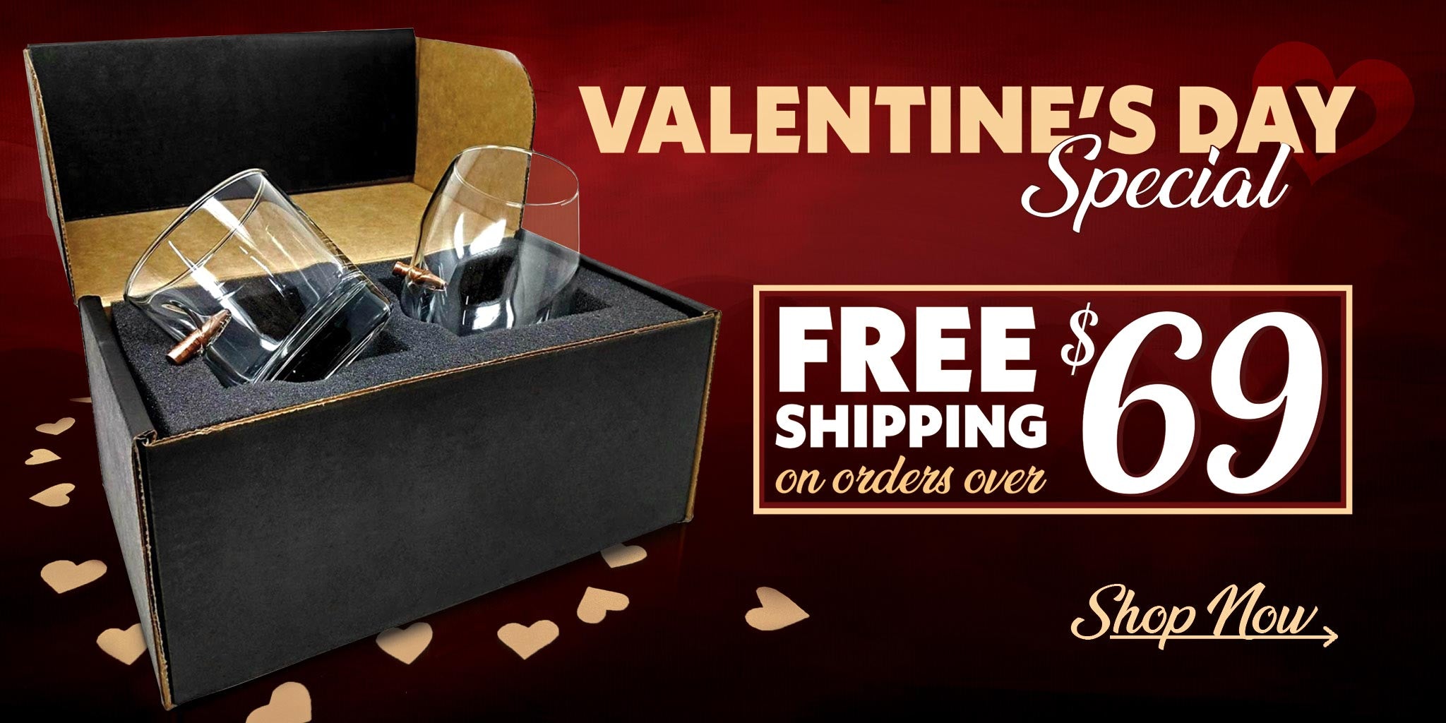 BenShot Valentine's Day Sale - Free Shipping on Orders Over $69