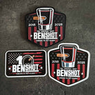 BenShot 10th Anniversary Patch & Decal Set - BenShot