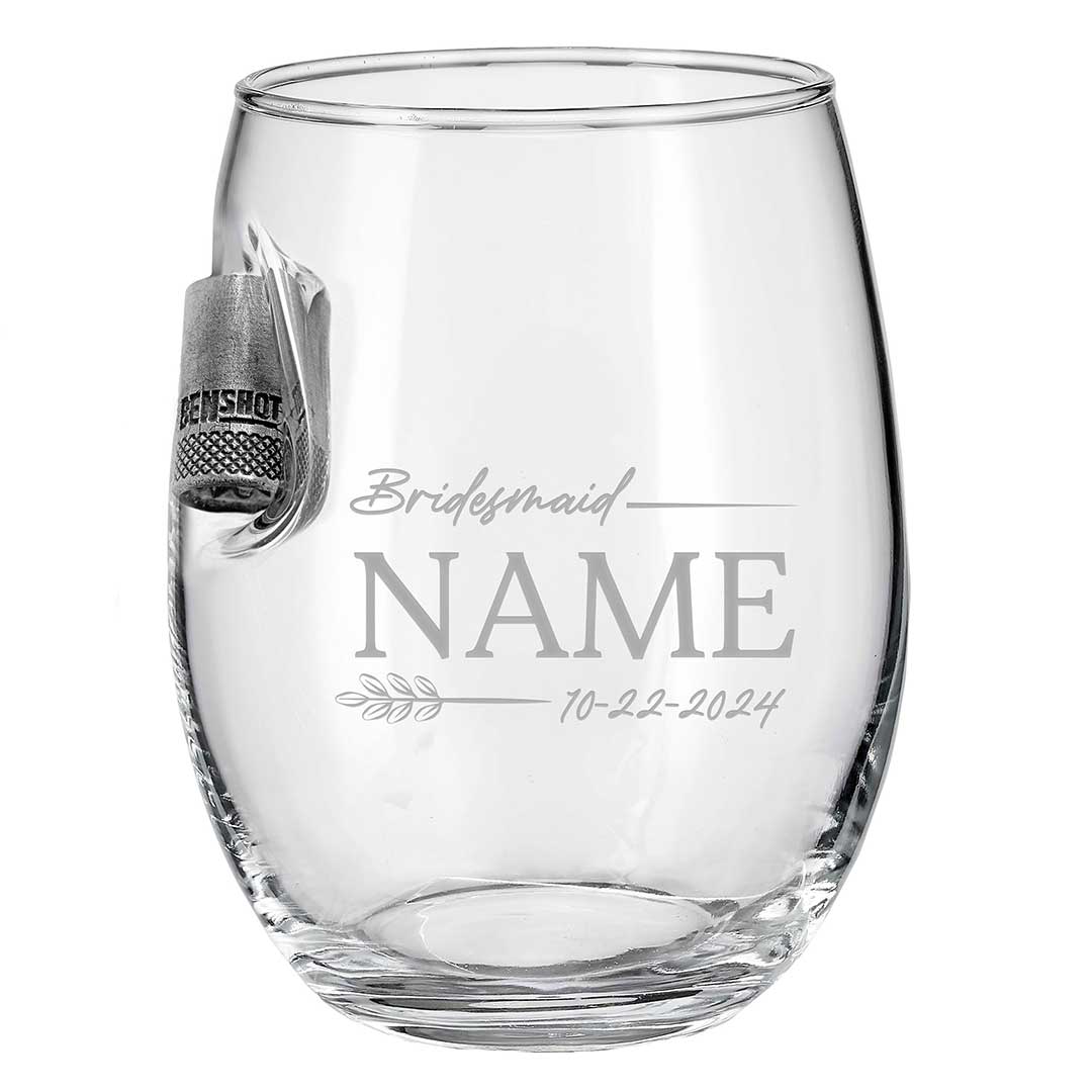 Bridesmaid Wine Glasses - BenShot