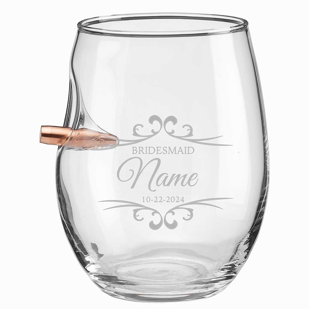 Bridesmaid proposal wine glasses online