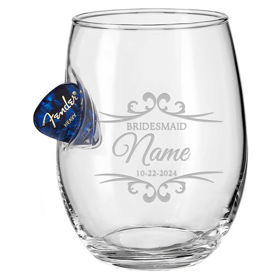 Bridesmaid Wine Glasses - BenShot