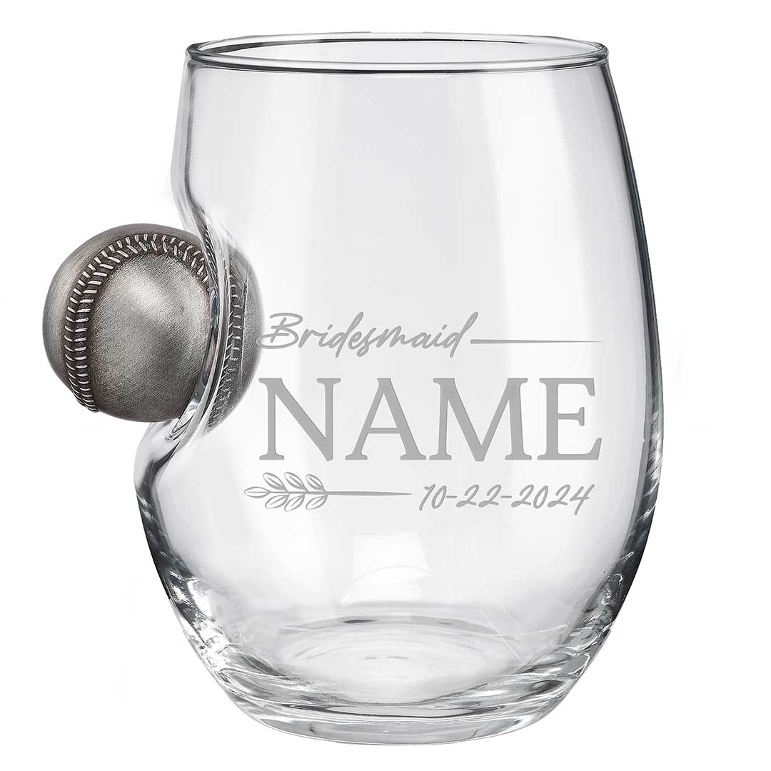 Bridesmaid Wine Glasses - BenShot