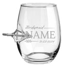 Bridesmaid Wine Glasses - BenShot