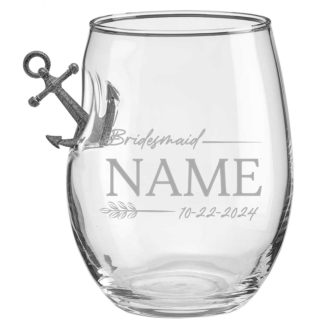 Bridesmaid Wine Glasses - BenShot