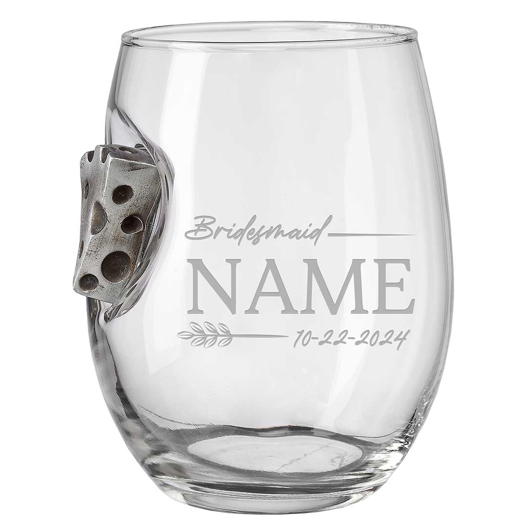 Bridesmaid Wine Glasses - BenShot