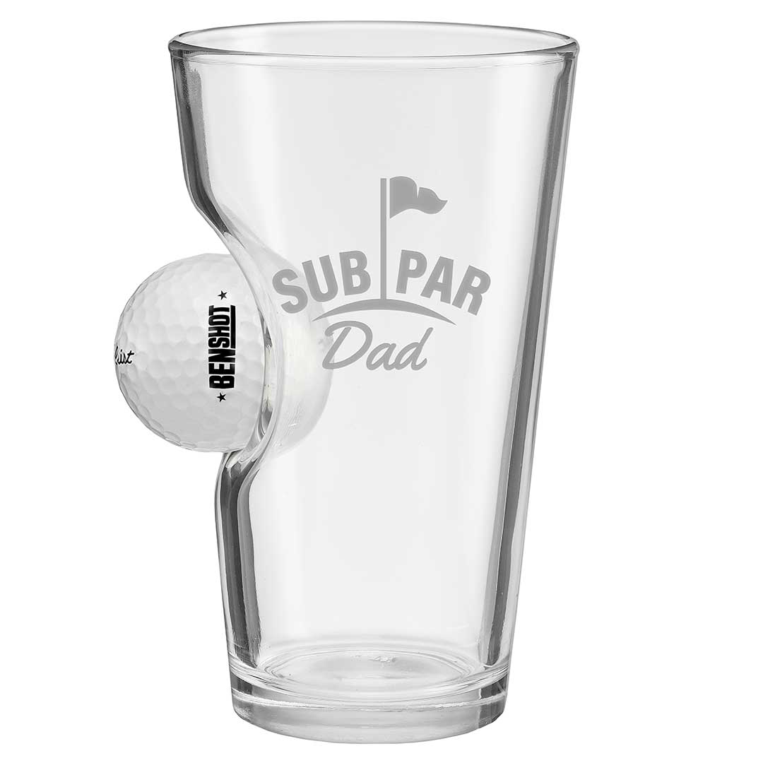 Golf Ball Glasses for Dad - BenShot