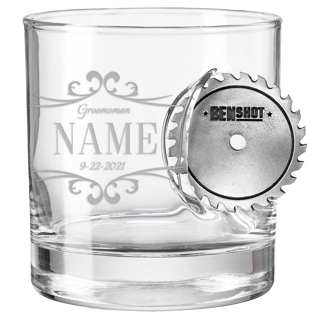 Groomsmen Whiskey Glasses - BenShot