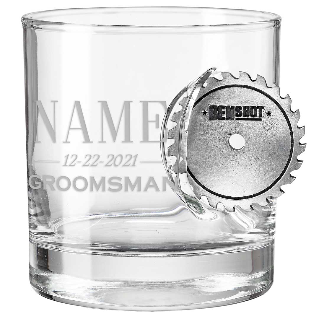 Groomsmen Whiskey Glasses - BenShot