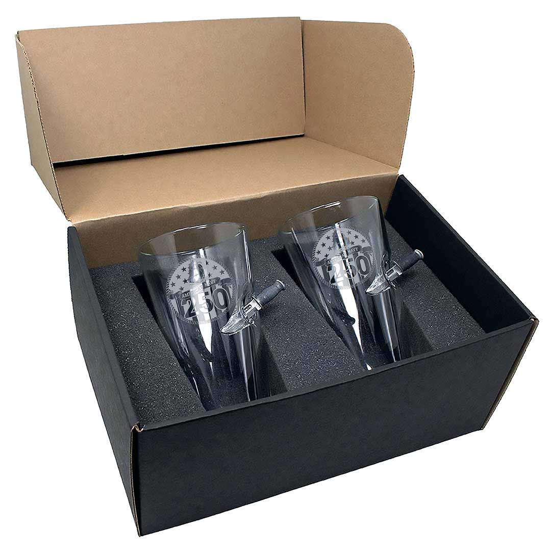 Military 250th Anniversary Glasses - BenShot