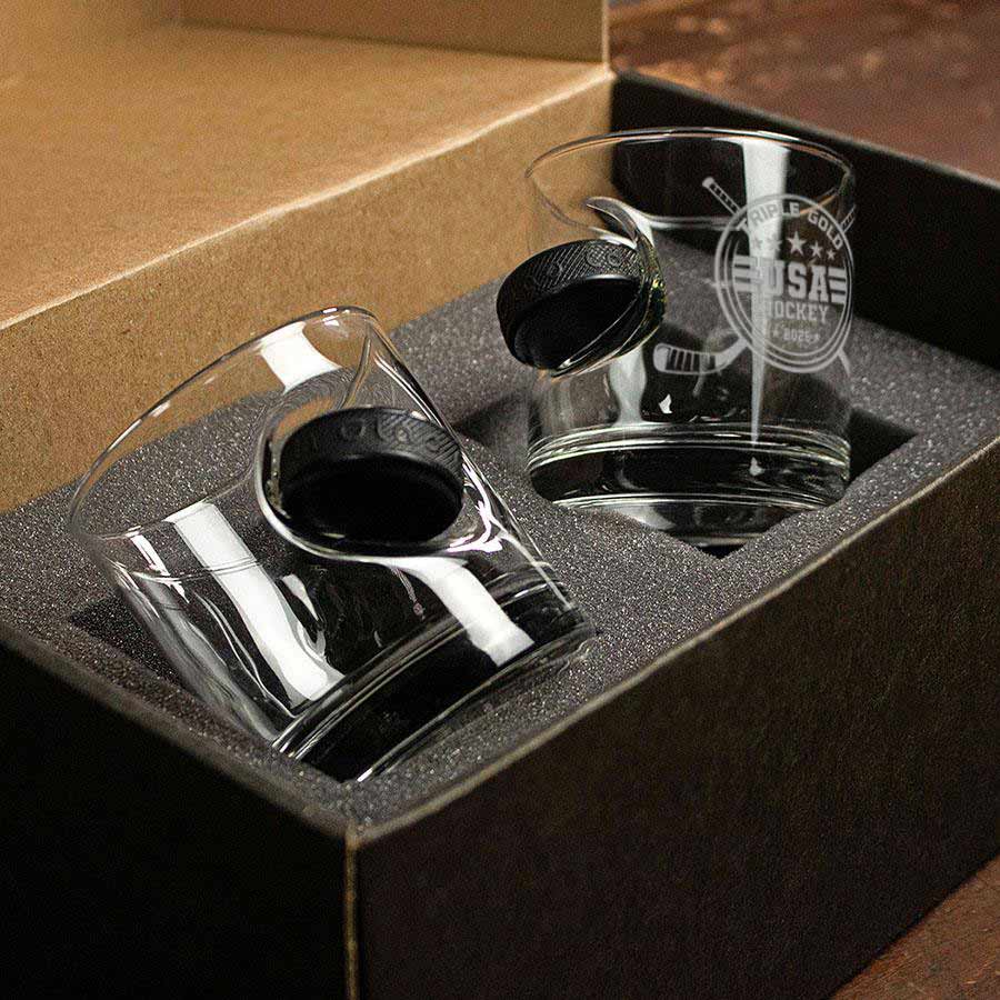 Triple Gold Hockey Glass - BenShot