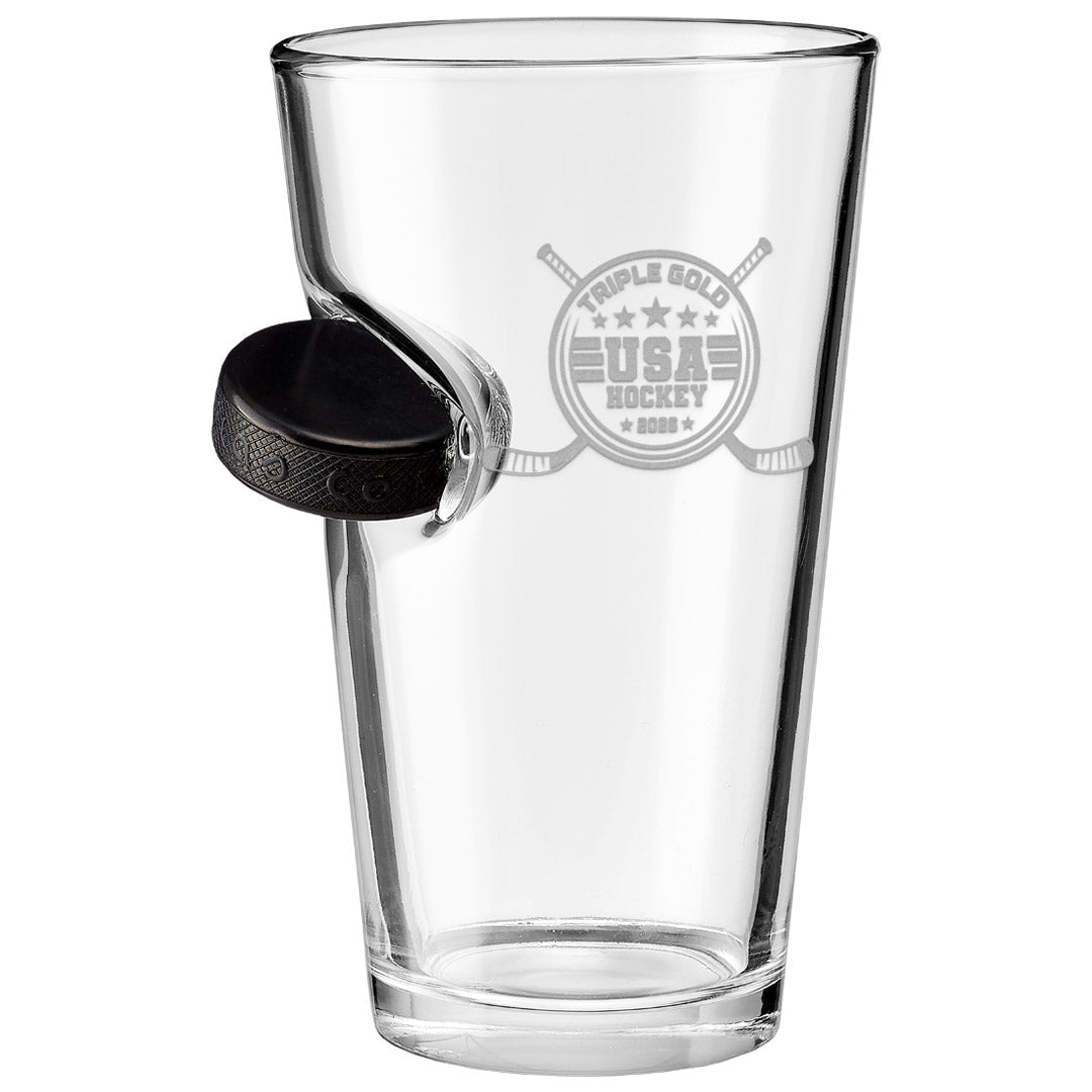Triple Gold Hockey Glass - BenShot